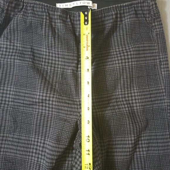 Tinseltown Retro Flare Pants Womens Size 7 Stretch High Rise Pull On Elastic - Picture 3 of 10